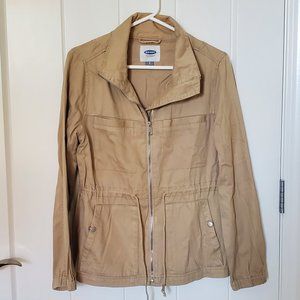 Old Navy Utility Jacket Beige Size S
